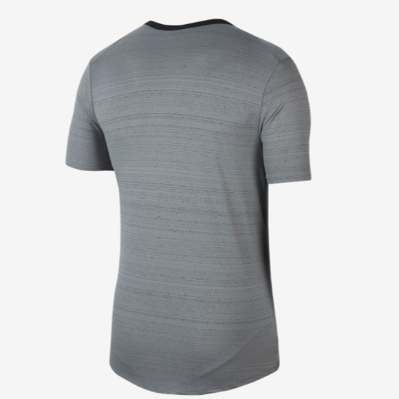 Nike Men's - Dry (Dri-Fit) Miler Short Sleeve Top Size M "CU0326-084" 02 - Picture 5 of 9